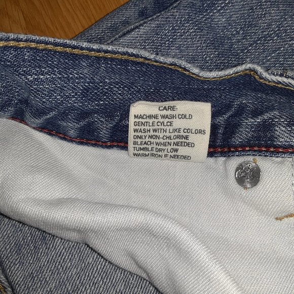 Vintage 1997 * American Living * Blue * Sz 6 * 32x30 * EUC * High Rise Jeans - Picture 10 of 13